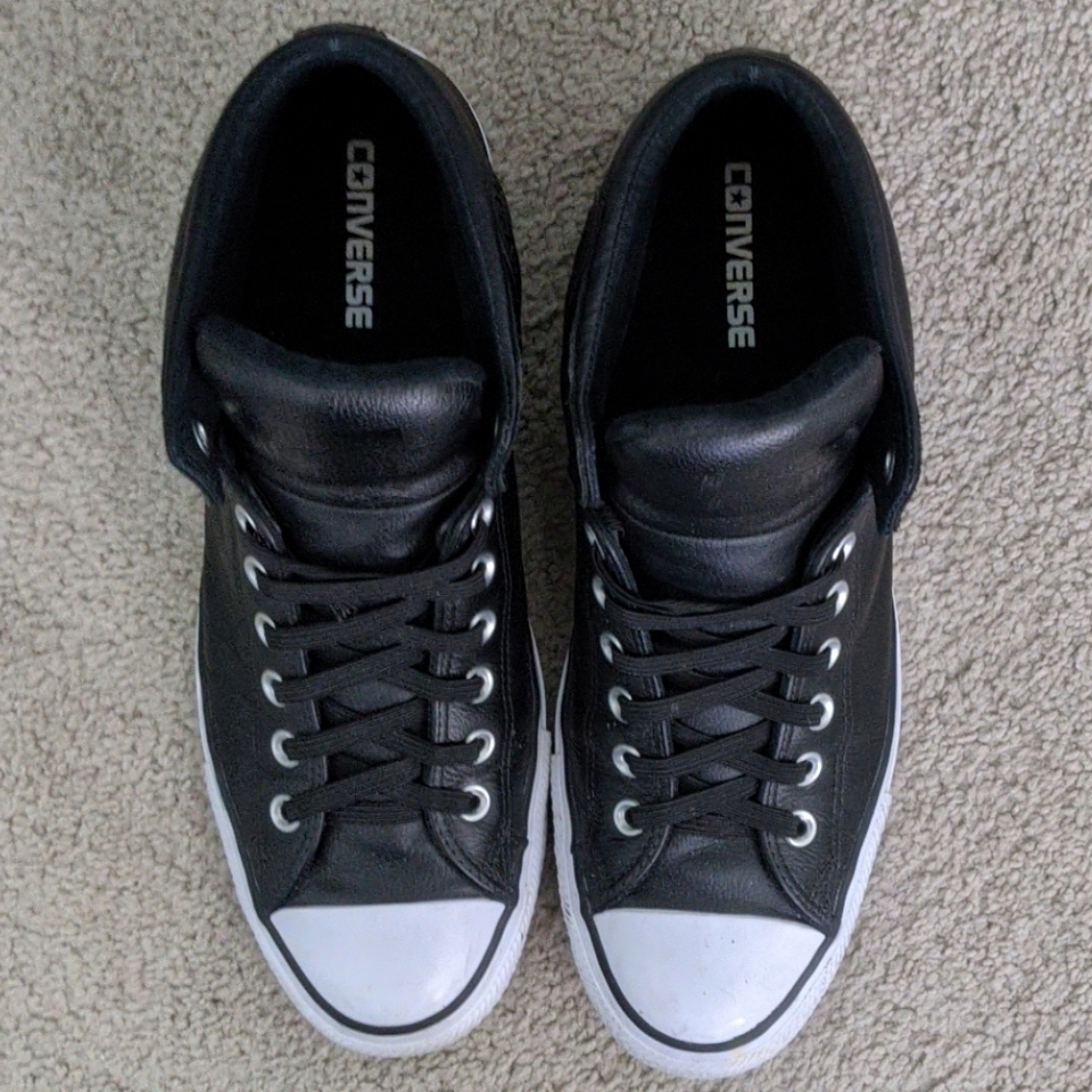 Converse Men's Street Leather High Top 10.5